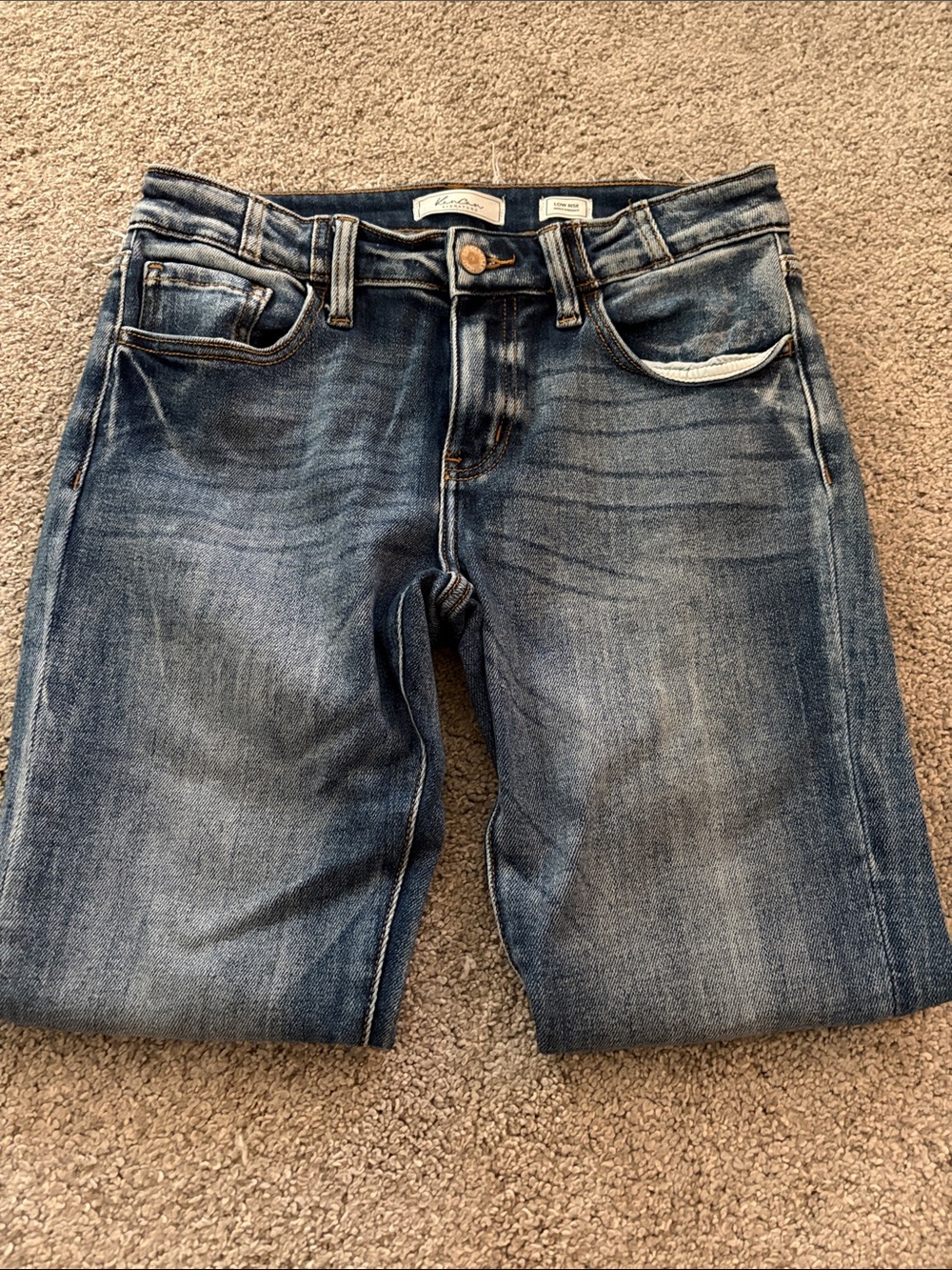 KanCan Low Rise Ankle Straight Jeans - Picture 3 of 6